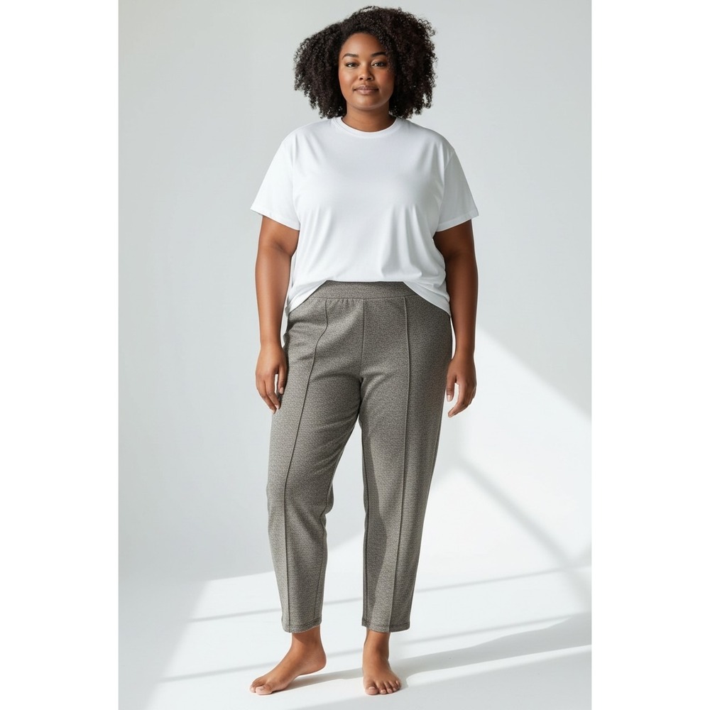 Nine West Women's Sculpting Solutions Tummy Control Waistband Charcoal Size 3X